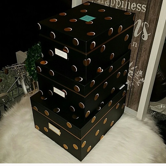 Kate spade nesting boxes set of 3 - Picture 2 of 5